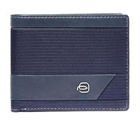 PORTAFOGLI PIQUADRO W24 BLU PELLE E TESSUTO