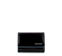 PIQUADRO - Portafoglio uomo compatto in pelle di vitello con protezione RFID - Colore Nero