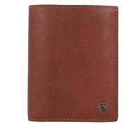 Piquadro Portafoglio uomo in pelle 9,5 cm marrone