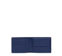 PIQUADRO PORTAFOGLIO UOMO,TESSUTO_PELLE VEGANA PORTAMONETE BLU - BLU One Size