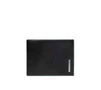 Piquadro Blue Square - Portafoglio da uomo 4cc 12.5 cm (black) nero