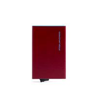 Porta carte di credito con sliding system Piquadro Blue Square, rosso - Tabella Colori: Rosso