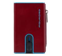 Porta banconote con porta monete e carte di credito con sistema scorrevole Piquadro Blue Square, rosso - Tabella Colori: Rosso