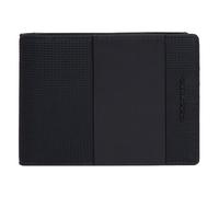 PIQUADRO PORTAFOGLIO UOMO,TESSUTO_PELLE VEGANA PORTAMONETE N - NERO One Size