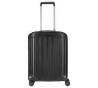 Piquadro PQ-Light - Trolley da cabina ultra sottile a 4 ruote 55 cm (matt black)