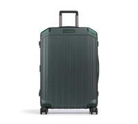 Piquadro Pqlm Valigia trolley (4 ruote) verde scuro, policarbonato, 46 x 68 x 27cm