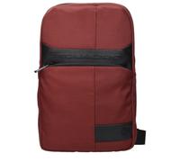 Piquadro Red Fabric Crossbody Bag