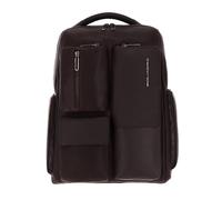 PIQUADRO Ronnie Zaino grande in pelle porta PC 15.6" a due scomparti e schermatura RFID