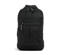 Piquadro S125 Borsa sling nero, fibra sintetica, unisex, 3L