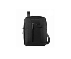 Piquadro Slip 2 Nylon Pelle Borsa Tracolla Nero CA1816BR2/N Uomo - Borsa a tracolla