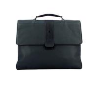 Piquadro Sottile Cartella A Mano Unisex Realizzata In Pelle Blu Uomo