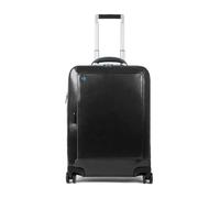 Piquadro, ,Suitcases ,Donna ,Nero ,ONE SIZE Borsa trolley in pelle nera per PC e iPad