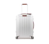 Piquadro Alu Valigia di cabina 4 ruote 55 cm grey-tobacco (BV4425ALU-GRCU)