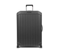 Piquadro, ,Suitcases ,unisex ,Nero ,ONE SIZE Trolley grande 4 ruote in policarbonato