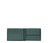 Piquadro Than Men's Wallet Flip Up ID RFID Green, verde