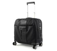 PIQUADRO - Trolley Business 4 Ruote con Scomparto Laptop 15.6" - Pelle - Colore Nero - Uomo