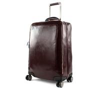 Piquadro Trolley cabin 4 ruote SLIM,porta abiti in pelle - Bagagli- Borsa a tracolla Unisex - Adulto, Mogano, BV5004B2/MO