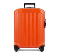 PIQUADRO - Trolley cabina 55 cm 4 ruote - Materiale leggero resistente - Colore Arancione - Viaggiatori