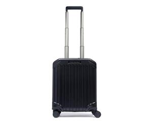 PIQUADRO - Trolley Cabina - Materiale Tecnico Resistente - Unisex - Colore Noir Mat