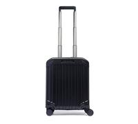 PIQUADRO - Trolley Cabina Materiale Tecnico Resistente - Unisex - Noir Mat | Guscio robusto, Elegante e Professionale, Manico telescopico, Trasferte, Business, Lucchetto Integrato