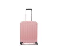 PIQUADRO - Trolley Cabina PQ-Light 4 Ruote 55 cm - Policarbonato Leggero - Colore Rosa - Bagaglio a Mano