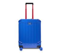 Piquadro POP Valigia trolley (4 ruote) blu, policarbonato, 40 x 55 x 20cm
