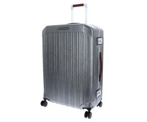 PIQUADRO - Trolley Grande 4 Ruote Policarbonato - Unisex - Colore Argento