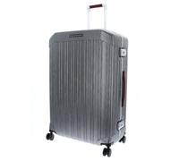 PIQUADRO - Trolley Grande 4 Ruote Policarbonato - Unisex - Nero Tabacco