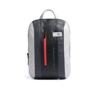Piquadro Urban Rfid Zaino porta pc grigio/nero, pelle, uomo