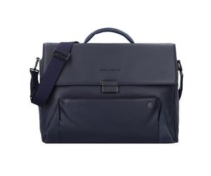 Piquadro Valigetta Pelle 42 cm Scomparto per laptop blu