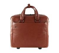 Piquadro - Valigetta porta computer con ruote Black Square - - Suitcases - Uomo - Marrone - ONE SIZE
