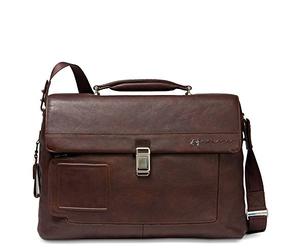 Piquadro Vibe Cartella, 42x30x13 cm, Testa di Moro (Marrone)