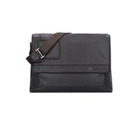 Piquadro Vibe Cartella Messenger Vera Pelle 41 cm Vano porta PC marrone