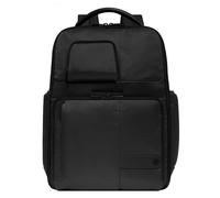 Piquadro W129 Zaino da viaggio 46 cm con scomparto per laptop e piega di espansione nero