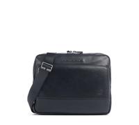 Piquadro W136 Borsa a tracolla blu scuro, pelle, uomo