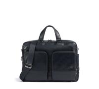 Piquadro W136 Cartella blu scuro, pelle, unisex