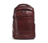 Piquadro W136 Zaino mogano, pelle, unisex, 13L
