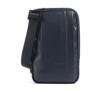 Piquadro W137 Borsa a tracolla blu scuro, pelle, unisex
