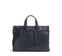 Piquadro W137 Cartella blu scuro, pelle, unisex