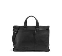 Piquadro W137 Cartella nero, pelle granulata, unisex