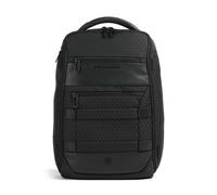 Piquadro W139 Zaino da viaggio nero, fibra sintetica, 27 x 41 x 16cm