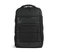 Piquadro W139 Zaino da viaggio nero, fibra sintetica, 30 x 42 x 19cm