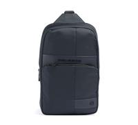 Piquadro Wollem Borsa sling blu scuro, nylon, unisex, 3L