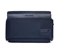 Piquadro Wollem Cartella Messenger Protezione RFID 39 cm Scomparto per laptop blu