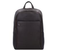 Piquadro Zaini quadrati neri in pelle 44 cm Scomparto per laptop marrone
