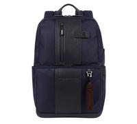Piquadro Zaino da Lavoro con Tasca Porta Pc e Porta Ipad Blu Unisex