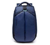 Zaino da viaggio porta PC da 15,6 in tessuto e pelle vegana Piquadro, blu - Tabella Colori: Blu