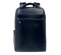 Piquadro Blue Square Zaino da giorno Pelle 29 cm Scomparto per laptop blu