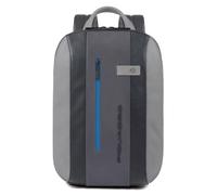 PIQUADRO - Zaino Mini in Pelle di Alta Qualità - Colore Grigio - Donna Elegante e Compatto