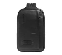 PIQUADRO - Zaino Monospalla - Porta iPad® - In Pelle - Uomo - Colore Nero